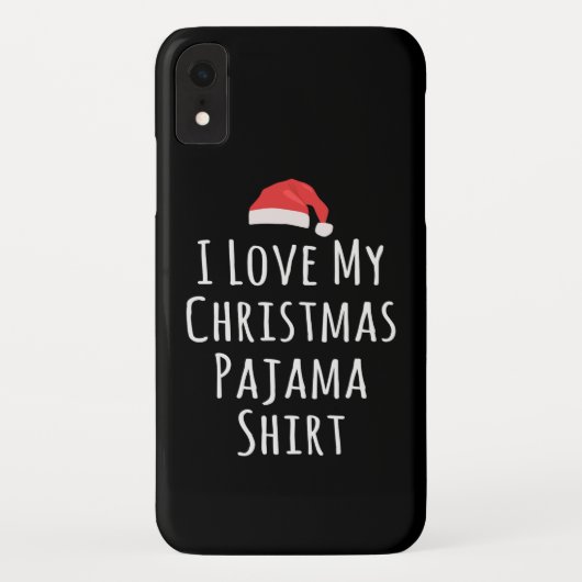 Ik hou van mijn kerstpajama-Shirt Case-Mate iPhone Case (Achterkant)