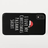 Ik hou van mijn kerstpajama-Shirt Case-Mate iPhone Case (Achterkant (horizontaal))
