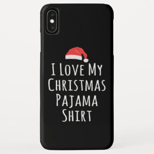 Ik hou van mijn kerstpajama-Shirt Case-Mate iPhone Case