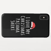 Ik hou van mijn kerstpajama-Shirt Case-Mate iPhone Case (Achterkant (horizontaal))