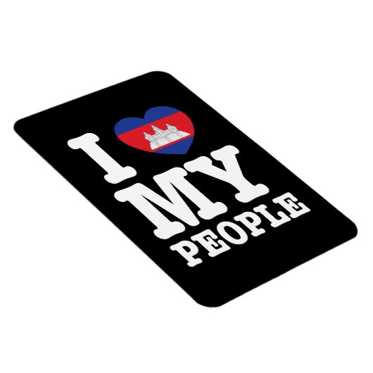 Ik hou van mijn Khmer-mensen Magneet (Rechterzijde)