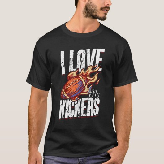Ik hou van mijn Kickers Fantasy Football T-shirt (Voorkant)