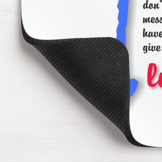 Ik hou van mijn kind met autisme - unieke mousepad muismat (Hoek)