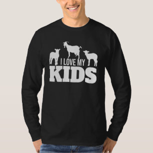 Ik hou van mijn Kinder geit T-shirt
