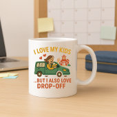 Ik hou van mijn Kinder, maar ik hou ook van drop-o Koffiemok