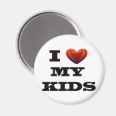 IK HOU VAN MIJN KINDER MAGNEET (Voorkant / Achterkant)