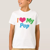 Ik hou van mijn Kinder Pop T-shirt (Voorkant)