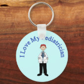 Ik hou van mijn kinderarts Sleutelhanger (Voorkant)