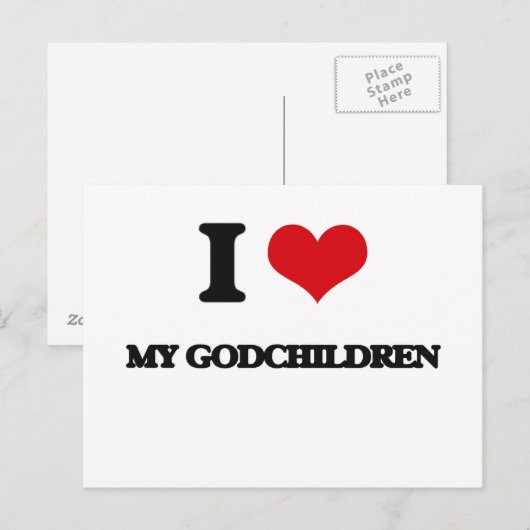Ik hou van mijn kinderen briefkaart (Voorkant / Achterkant)