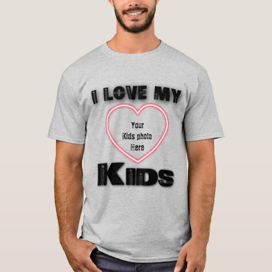 Ik hou van mijn kinderen in shirt, liefdesshirten, t-shirt (Voorkant)