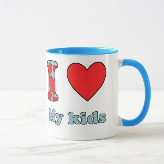 Ik hou van mijn kinderen mok (Rechts)
