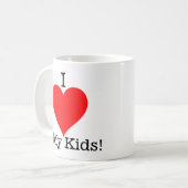 Ik hou van mijn kinderen mok (Voorkant links)