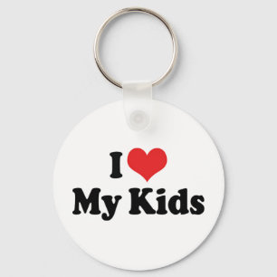 Ik hou van mijn kinderen sleutelhanger