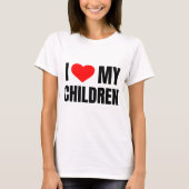 IK HOU VAN MIJN KINDEREN T-SHIRT (Voorkant)