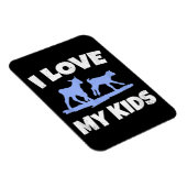 Ik hou van mijn Kinderen voor een geitenboer cadea Magneet (Rechterzijde)