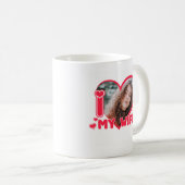 Ik hou van mijn kinderhart Aangepast fotoliefdesge Koffiemok (Voorkant rechts)