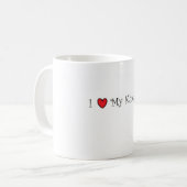 Ik hou van mijn kindle! koffiemok (Voorkant links)