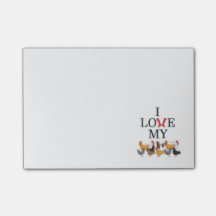 Ik hou van mijn kippen Post-it notities