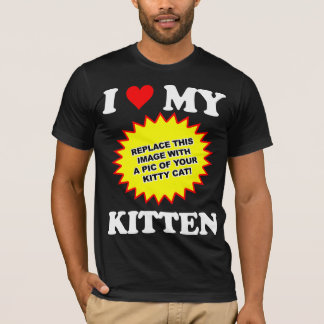  ik hou van mijn kitten t-shirt