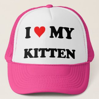 Ik hou van mijn kitten trucker pet