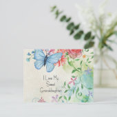 Ik hou van mijn kleindochter briefkaart (Staand voorkant)