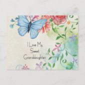 Ik hou van mijn kleindochter briefkaart (Voorkant)