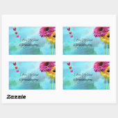 Ik hou van mijn kleindochter rechthoekige sticker (Vel)