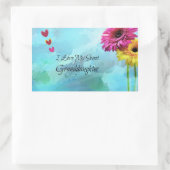 Ik hou van mijn kleindochter rechthoekige sticker (Tas)