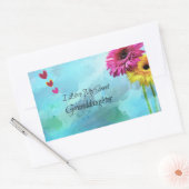 Ik hou van mijn kleindochter rechthoekige sticker (Envelop)