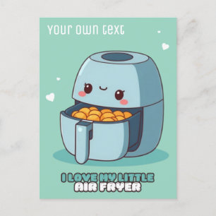 Ik hou van mijn kleine airfryer keuken briefkaart