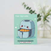 Ik hou van mijn kleine airfryer keuken briefkaart (Staand voorkant)