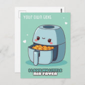 Ik hou van mijn kleine airfryer keuken briefkaart (Voorkant / Achterkant)