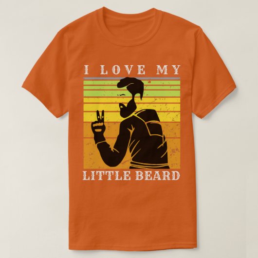 Ik hou van mijn kleine baard 16 t-shirt (Design voorkant)