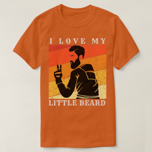 Ik hou van mijn kleine baard 31 t-shirt (Design voorkant)