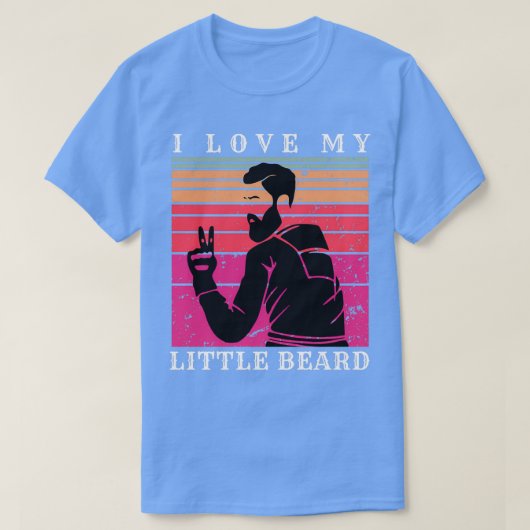 Ik hou van mijn kleine baard 39 t-shirt (Design voorkant)