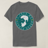 Ik hou van mijn kleine baard 47 t-shirt (Design voorkant)