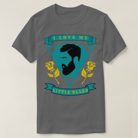 Ik hou van mijn kleine baard 48 t-shirt (Design voorkant)