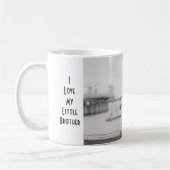 Ik hou van mijn kleine broer koffiemok (Links)