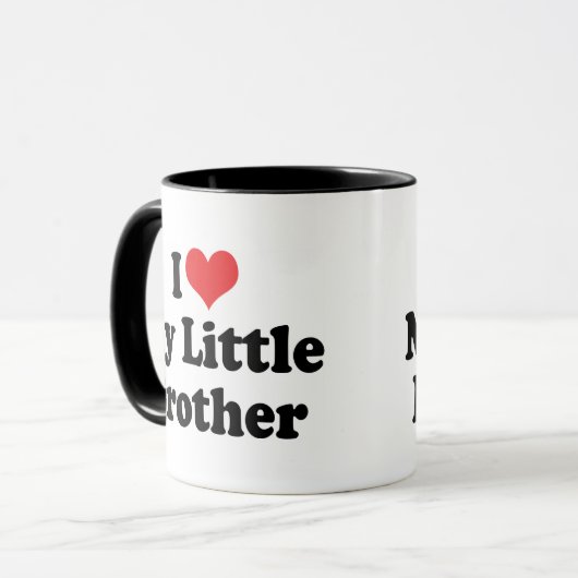 Ik hou van mijn kleine broer mok (Voorkant links)