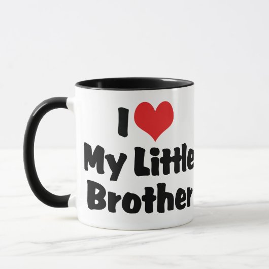 Ik hou van mijn kleine broer mok (Links)