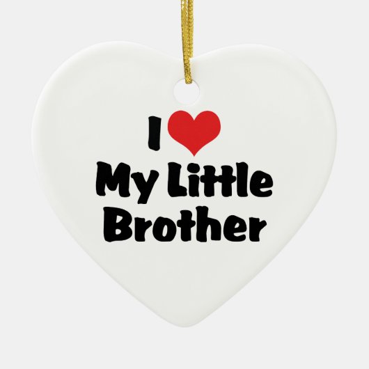 Ik hou van mijn kleine broer Ornament (Voorkant)