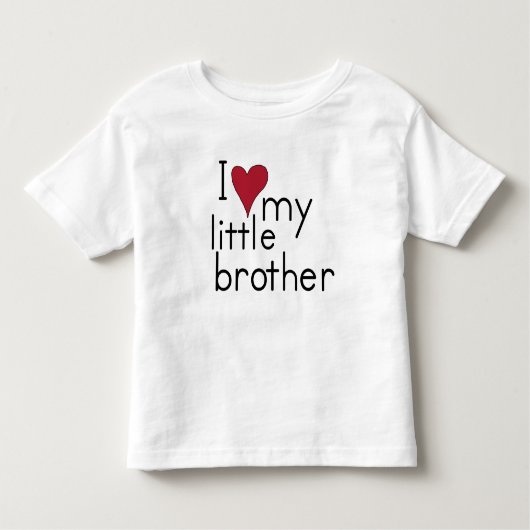 Ik hou van mijn kleine broertje kinder shirts (Voorkant)