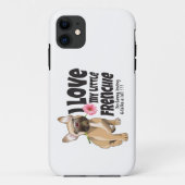 Ik hou van mijn kleine Frenchie - Franse bulldog Case-Mate iPhone Case (Achterkant)