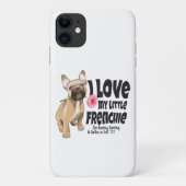 Ik hou van mijn kleine Frenchie - Franse bulldog Case-Mate iPhone Case (Achterkant)