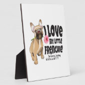 Ik hou van mijn kleine Frenchie - Franse bulldog Fotoplaat (Zijkant)