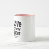 Ik hou van mijn kleine Frenchie - Franse bulldog Mok (Midden)