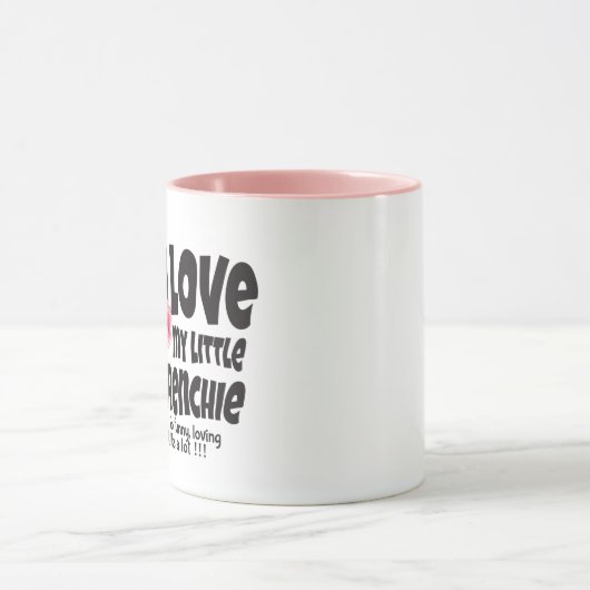 Ik hou van mijn kleine Frenchie - Franse bulldog Mok (Midden)