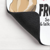 Ik hou van mijn kleine Frenchie - Franse bulldog Muismat (Hoek)