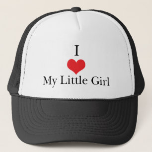 Ik hou van mijn kleine meisje trucker pet