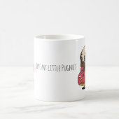 "Ik hou van mijn kleine pugnut" Donuts en Pugs Koffiemok (Center)
